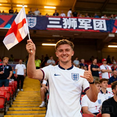 英格兰球迷Liam，支持三狮军团